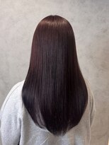 ラック(LUCK)&nbsp;カシスピンク/船橋/くすみベージュ/細めハイライト