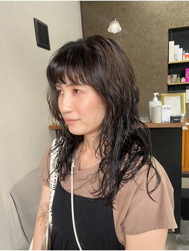 カンナカンナ 三佐店(cannaCANNA) ＊ロングスタイル×ゆるふわパーマ×ash color＊