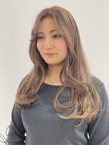 ケンジ 横浜(KENJE)&nbsp;ロングレイヤー×ミルクティーベージュ