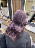 1ブリーチからできるほんのり深めラベンダーピンク