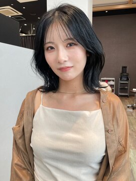 ケーツー あべのキューズモ－ル店(K-two) くびれヘア*くびれミディ*ミディアムレイヤーカット*前髪カット