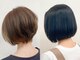 クアトロ グランシュ 川崎店(QUATRO × GranCieux)の写真/小顔×首が綺麗に見えるショートや切りっぱなし・くびれ・丸みショートが得意◎似合わせる繊細なカット♪