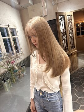 エレン 向ヶ丘遊園 登戸(ELEN) 【ミルクティーベージュ】向ヶ丘遊園/登戸/ブリーチカラー