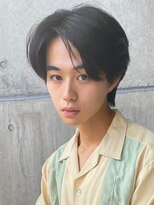 エルマノ 仙川(L mano)&nbsp;〈k24〉メンズパーマブリーチフェードツーブロックスパイラル