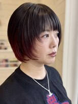 ヘアメイク アリエス 岩切店(HAIR MAKE aries)&nbsp;仙台利府多賀城/レイヤーボブボブレイヤーインナーカラー/