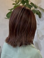 ルーチェ(Lu-che)&nbsp;【筋感◎】コントラストハイライト/ピンクベージュ/外ハネヘアー