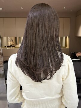 メゾンマイル 恵比寿(maison mile) オリーブグレージュ/透明感カラー/レイヤーカット/恵比寿駅