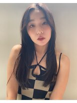 ジルフラン(JILL franc) 艶髪ストレート3/4黒髪ストレート