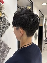 シーズナル メンズツーブロックショート