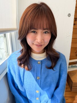ロイズ 自由が丘(Roys) 【Roys 自由が丘】セミロング/ミディアム/髪質改善/30代40代