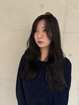 モーメント(moment)&nbsp;ロングレイヤー　ハッシュレイヤー　ミントアッシュ　30代40代