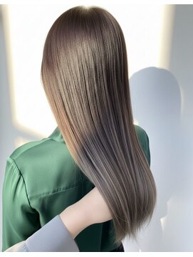 ノイ(neu) 【静岡エリア】シルキーグレージュ×美髪ストレートロング