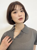 ガーデントウキョウ(GARDEN Tokyo) タッセルボブ/地毛風カラー/艶感カラー/顔まわりカット/小顔ボブ