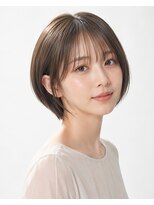 アンフィサンクミル 銀座(AnFye cinq mille) ミルクティーベージュ×艶ショート