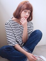 コス(kos)&nbsp;【nanuk＊ueki】カジュアルなハイトーンボブ