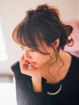 エミタス 練馬(emi+ Hair & eyelash)&nbsp;編み込みふんわりまとめ髪￥3000