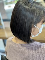 コスアンドコウ 横浜山下(Cos&Co.)&nbsp;清潔感のある前下がりボブ　黒髪　イメチェンスタイル