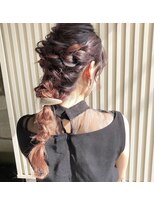 ヘアスタジオハレ(hair studio HALE)&nbsp;結婚式のお呼ばれ大人かわいいヘアアレンジ☆