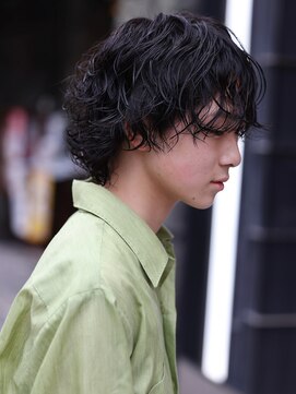 ヘアーアンドスペース セブンブリッジ(HAIR&SPACE 7Bridge) 7Bridge　菊地大　スパイラル＋平巻きMixパーマ