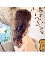 マウロア(MAULOA)&nbsp;ふわっとナチュラル　透け感ピンクベージュ　“浅田昌宏”