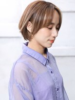 クラッチムク 博多口(CLUTCH muk.)&nbsp;大人可愛い小顔美髪ツヤ髪くすみブラウンひし形ショートA5