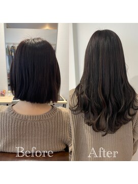 イニット 奈良新大宮(init.) 20代 30代 40代 モテ髪 ショコラアッシュ 春カラー ゆるふわ巻き