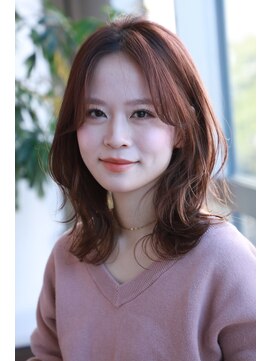 キッカ 千葉店(CHICCA) フェミニン外ハネミディ