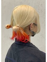 ディーン 名駅店(DEAN)&nbsp;ダブルカラー ブリーチカラー 裾カラー デザインカラー ブロンド