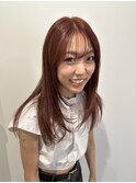ブリーチなしカラーレイヤーカット