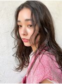 【kate 大宮】外国人風ウェーブ×ダークブラウン