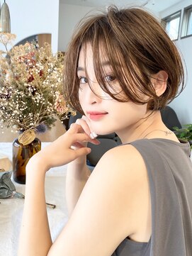 サークル(circle) 大人可愛い20代30代40代50代小顔ショートボブナチュラルショート