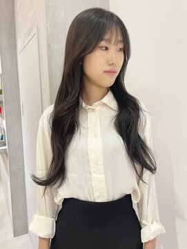 ヨーク(YOKE) 【 YOKE 】ロングレイヤー小顔カット顔まわり韓国