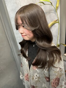 グラフィーサッポロ(Graphy sapporo) 【graphy札幌　山本　樹】韓国風ヨシンモリ　オリーブベージュ