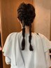 ちょっと特別な日のカジュアルヘアアレンジ♪　4500