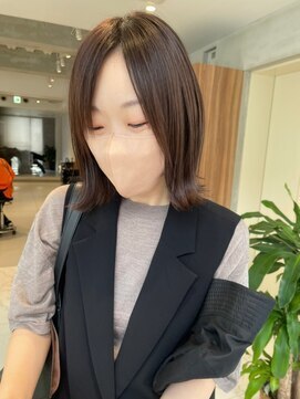 ガリカ 大名(Gallica) 小顔/外ハネミディアム/伸ばしかけにも◎/ミディアムレイヤー