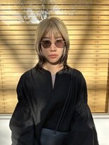 エトス プロデュースド バイ ヴァイナルズミックス(Ethos produced by Vinyl's mix)&nbsp;ウルフカット、ハイトーンベージュ、ダークグレー