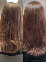 アイノアシェール 西宮(AInoa Cher) 驚きの変化!髪質改善ビフォーアフター/50代