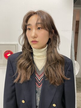 フェンヘアーアイス 中目黒(Fen.hair ici) 透明感カラー★ダブルカラーブリーチミルクティーベージュ