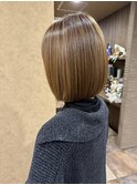 タテムラブリーチ/白髪ぼかし/ボブ/髪質改善
