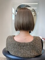 ステン(sten)&nbsp;ミニボブ/切りっぱなしボブ/ストレートボブ/ハニーベージュ