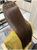 透明感カラー☆オリーブブラウン