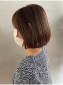 軽い丸みの爽やかボブ