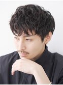 銀座メンズマッシュシャドウパーマツイスパメンズパーマウルフ