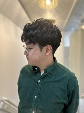 メンズカット バイ ソイクフ(メンズカット by SOY-KUFU) 20代30代40代◎ニュアンスパーマ韓国風マッシュ刈り上げ