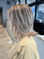 アルバム 新宿(ALBUM SHINJUKU)&nbsp;ミディアム顔周りレイヤー韓国ヘア美髪_ba551361