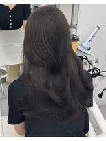 アマトウキョウスマートサロン(AMA TOKYO×Smart Salon)&nbsp;韓国ヘア　透明感カラー　オリーブ