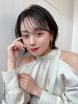 アフロート ディル(AFLOAT D'L) 30代レイヤーボブで絶壁解消！小顔に見えるひし形シルエット