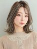 【白髪ぼかし】カット＋ハイライト(ホイル8枚まで)orイヤリングカラー