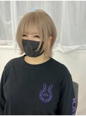 レイヤーカット×ハイトーン