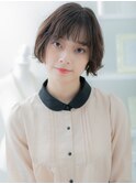 オリーブアッシュマッシュパーマショートボブh4越谷20代30代40代